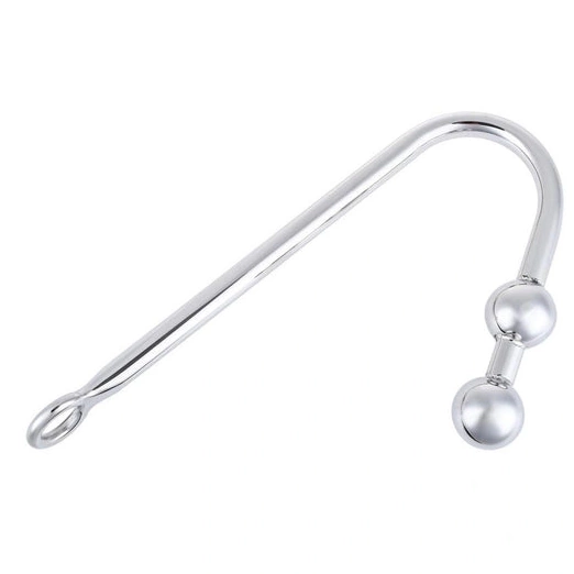 Anal Hooks Pleasurable 4417 Hook Balls Two Steel Anal Stainless 0808